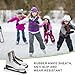 PEUTIER Ice Skate Guards, Hockey Shoes Ice Skate Blade Covers Ice Skating Protector & Adjustable Buckles Figure Skate Guards Ice Hockey Equipment Accessories for Ice Skating Hockey Figure Skates