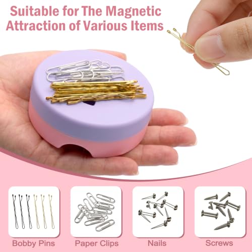 Image of Sizobi Pink Magnetic Pin Holder with Thread Cutter, Blade Saver