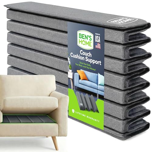 Image of BEN'SHOME Deep Couch Cushion Support, Fix Sagging Sofas | 58-67 inch x 27 inch | Thick 0.5״ Solid Wood Boards Under Cushions with Anti-Slip Fabric to Repair Sagging Sofa Springs, Worn Couches Replacement