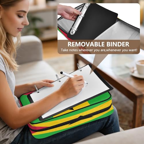 Classeur à anneaux polyester avec onglets inscriptibles de bureau - 5