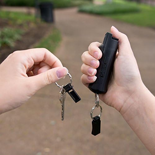 Miniatura 4 de Sabre Spray de pimienta compacto de máxima resistencia con estuche de llave negra, ahora con 5 veces más spray