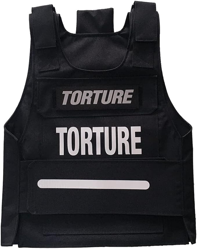 F.N.JACK Outerwear Reflective Logo TORTURE Vest Solid Colors - Adjust Straps and Belt with 2 Pockets2