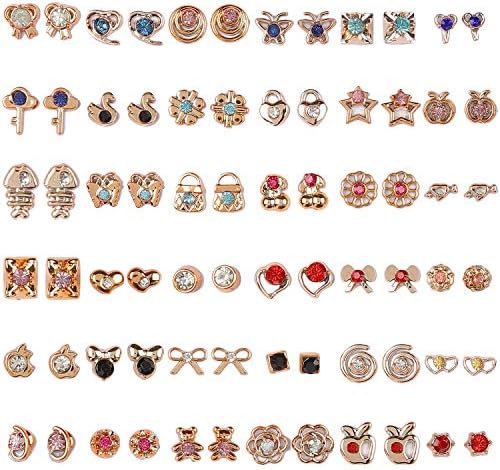 Shining Diva Fashion Latest pairs Earrings Combo Set Crystal Pearl Stud Earrings for Women