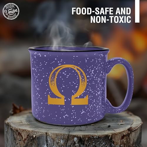 Mug Cerámico Omega Psi Phi 15 oz miniatura 6