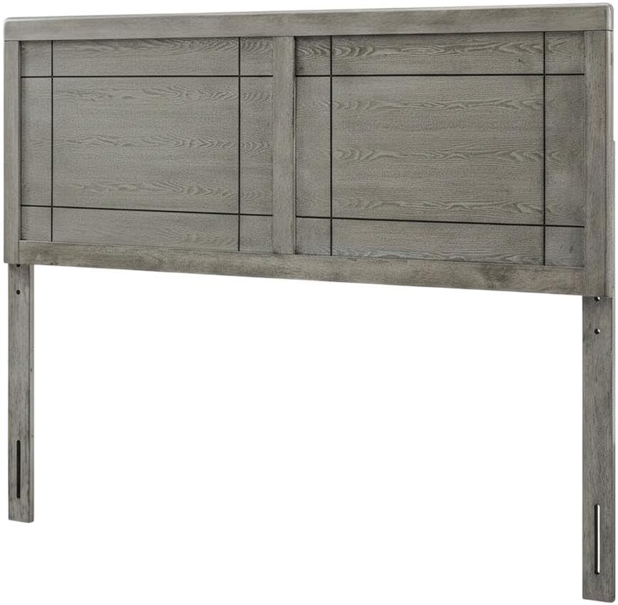 Wood Full Headboard Classic Solid Wood Construction, Durable Finish, Stylish Bedroom Accent, Easy Installation, Single Piece Design