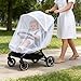 Yymobt 2 Pcs Baby Mosquito Net for Stroller, Baby Bug Net for Stroller Breathable and Portable Insect Netting for Travel Mini Crib Bassinet Cradle