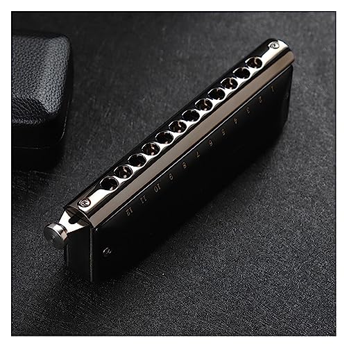 PacuM Harmonica par clé d’instrument Harmonica chromatique 12 trous Couvercle en laiton Plaques d’anche Anches en bronze phosphoreux Instruments de musique professionnels Harmonica - Les Beatles, Paul McCartney, John Lennon, RIngo Starr, George Harrison PacuM Harmonica par clé d'instrument Harmonica chromatique 12 trous Couvercle en laiton Plaques d'anche Anches en bronze phosphoreux Instruments de musique professionnels Harmonica – Image 5