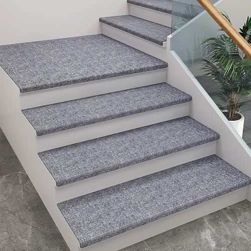 �K�i ����~�߃}�b�g �K�i�p�J�[�y�b�g�A�K�i�p�J�[�y�b�g�i����~�߉��H�A�����E���O���p�A�ؐ��K�i�p�j�A�S���ܕs�v�̗��ʕt�����O�i�����E���O���p�j(Gray,30x120 cm/12x47 in)