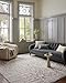 Loloi Magnolia Home by Joanna Gaines Gigi Collection GIG-01 Grey/Ivory 5'-3