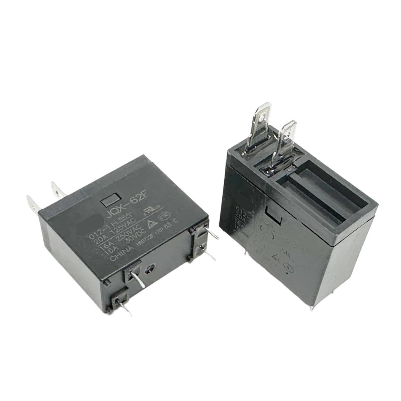 Relais JQX-62F 012-1H 555 bobine 12V contacteur 16A 4 broches pour circuit