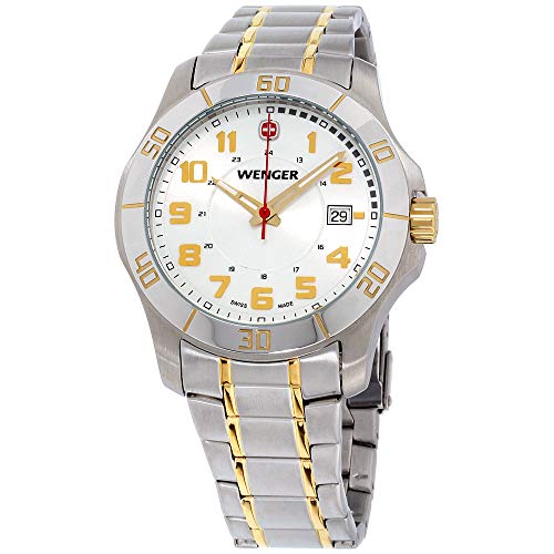 Image of Wenger Mens Two Tone Swiss Made Watch W70477