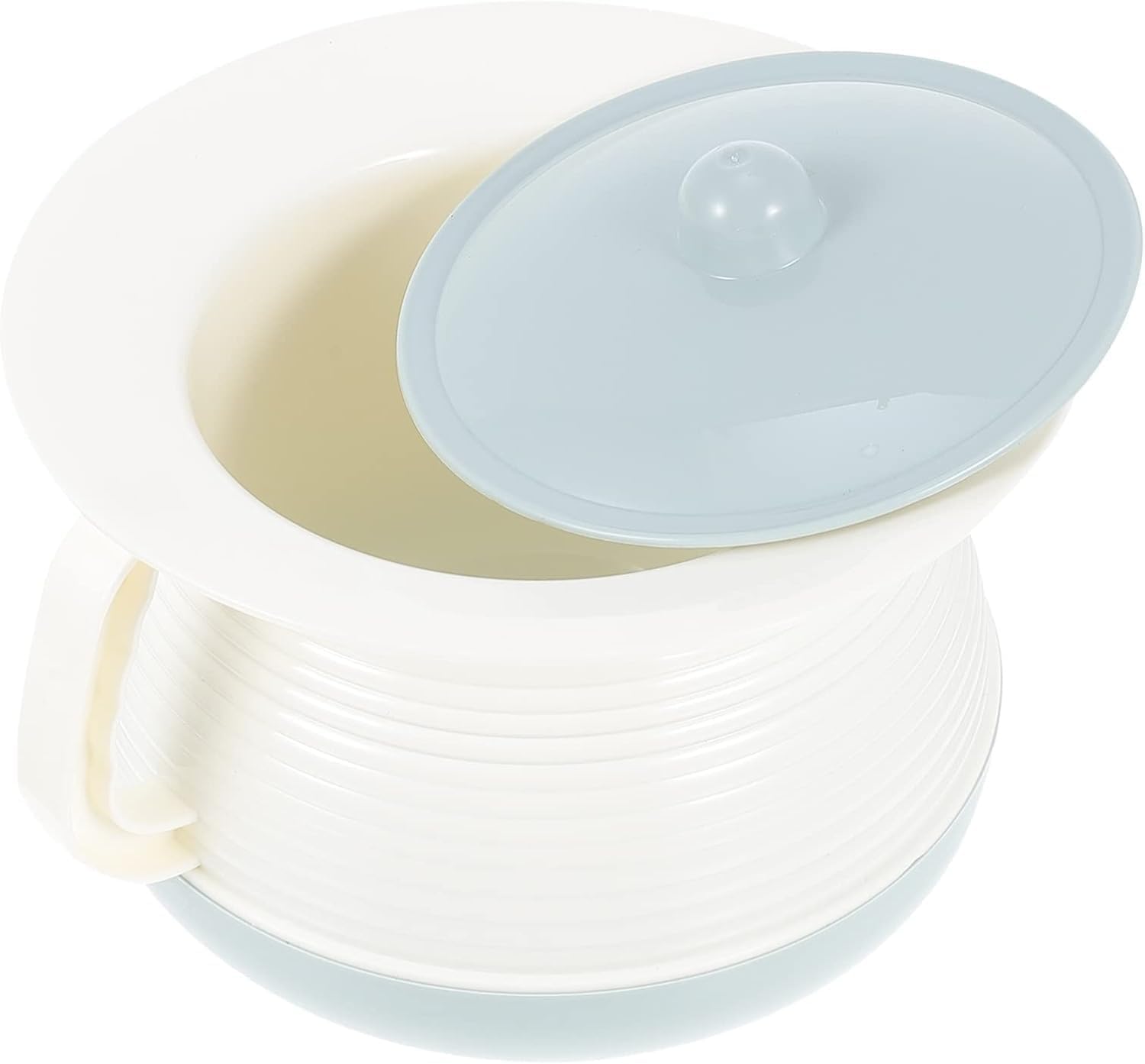 Chamber Pot,Plastic Potty,Urinals,Portable Pee Bucket,Spittoon,Bedpan,Puke Bucket