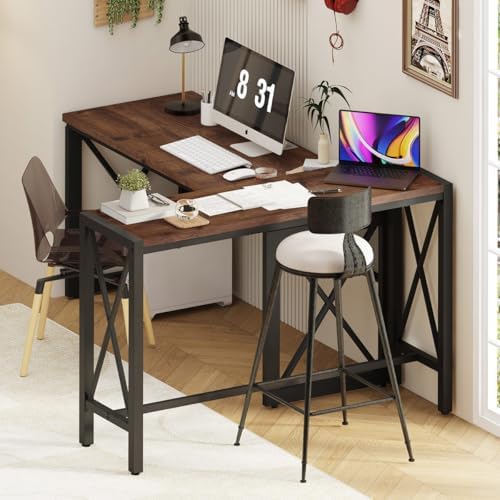 Amazon.com: BON AUGURE 60 Inch Computer Desk for Home Office ...
