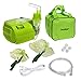 Produktbild Omnibus BR-CN116B Inhaliergerät Inhalator Aerosol Therapie Vernebler Inhalation Kompressor (Grün - mit Grüne Tasche)