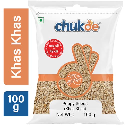 Image of Chukde Khas Khas, Poppy Seeds Whole Spices, 100g (Pack of 3)