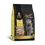ERA Grain Free Pato y Pavo - Pienso para Gatos Esterilizados Light, Sin Cereales, Control de Peso, Rico en Proteínas y Fórmula Hipoalergénica, 6 kg