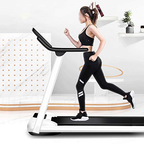Image of Folding Household Gym Treadmill Running Machine with LED Display Safe Bar Motorized Treadmill Portable Electric Treadmill
