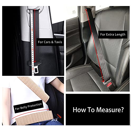 Car Seatbelt Covers Cushion Shoulder Pads Protector Sleeve For Adults, Automotive Extra Long Seat Belt Cover Pad Strap Wrap Decoration For Women Kids Cars Honda Trucks Accessories 1Pc 25.5In Black #TOP7