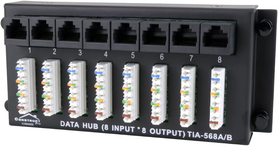 Construct Pro 8 X 8 Data Patch Panel Module