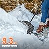 Litheli 12-Inch Battery Powered Snow Shovel, 20V Brushless Cordless Snowblower, Electric Shovel for Snow Removal, 20-Ft Snow Throwing