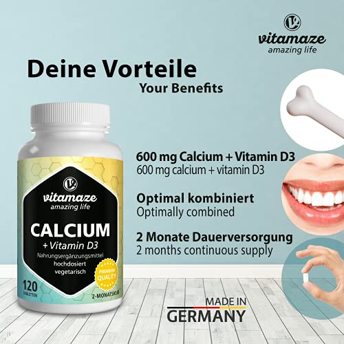 Calcium Vitamaze mit Vitamin D3 für Knochengesundheit