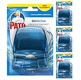Pack de 4 unidades Pato - Gel Activo recambio colgador para inodoro Marine, limpia y perfuma, 2 recambios (Pack de 4)