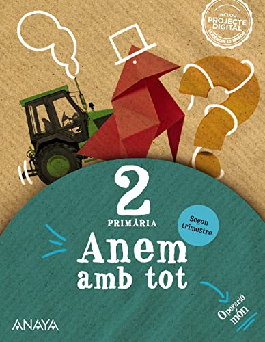 Portada de Anem amb Tot 2º Educacio Primaria Segon Trimestre Operació Mon Valenci