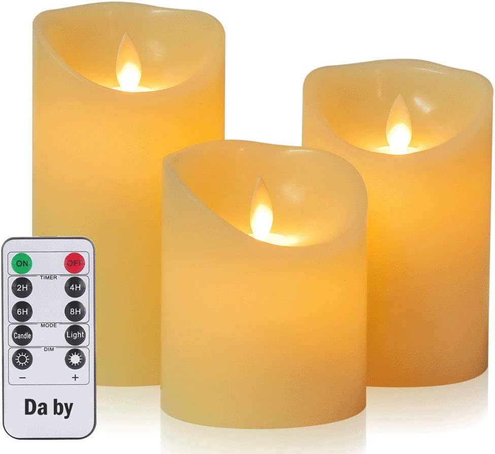 lanterna a candela con timer