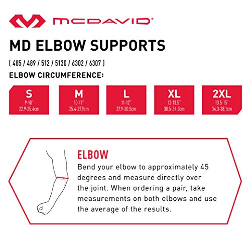 Mcdavid Md5233-01-33 Hyperblend Elbow Sleeve W/Strap M #TOP4