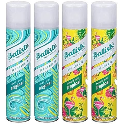 Batiste Dry Shampoo Spray 4 Pack Variety Mix Cover