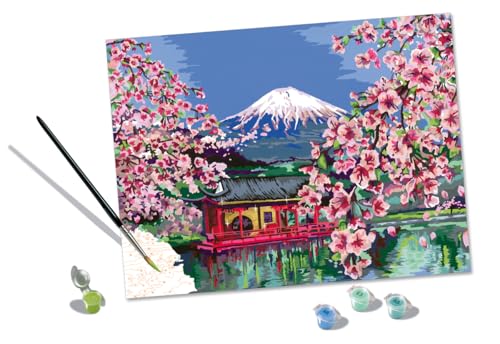 Peinture par numéro pour adultes Ravensburger CreArt Fleurs de Cerisier