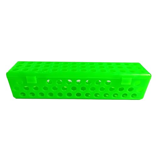 Instrumento dental Esterilización Contenedor de plástico para almacenamiento de laboratorio dental Caja de casetes de autoclave dental (verde)