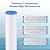 PUREPLUS 30 Micron 20" x 4.5" Whole House Pleated Sediment Filter for Well Water, Replacement Cartridge for ECP20-20BB, AP810-2, SPC-45-2020, R30-20BB, HDC3001, ECP5-20BB, 2Pack
