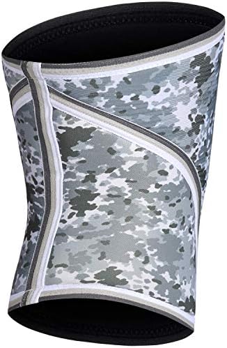 Jupiter Knee Sleeves (1 Pair), 7mm Compression Knee Braces for Squats,Weightlifting,Powerlifting,Cross Training for Men & Women