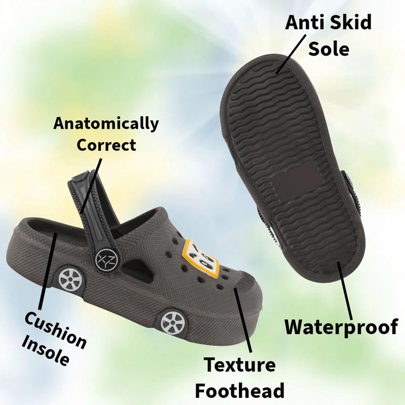 Image of ONFEET Eva Flipflops for Kids, Car Design Kids Flip Flops for Boys and Girls for Dailyuse