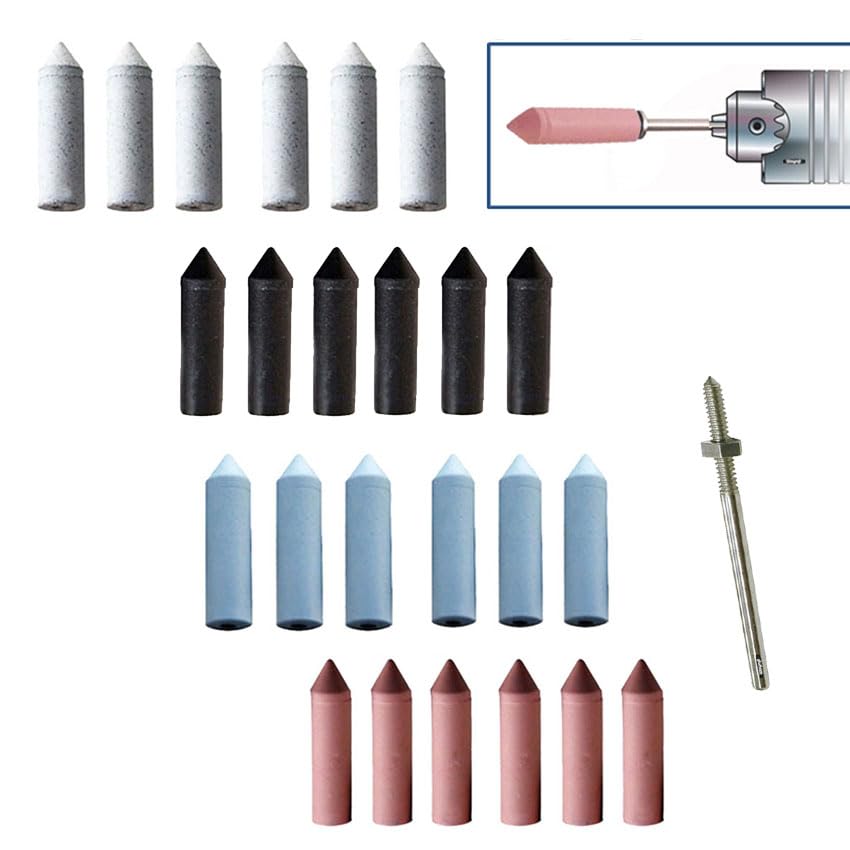 Silicone Rubber Points Set of 25 Silicone Polishing 7/8