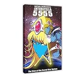 Anime Interstella 5555 Affiche sur toile pour salon, chambre à coucher 60 x 90 cm