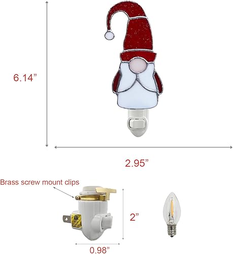 Miniatura 3 de Luz nocturna de fantasma de Navidad para Halloween, lámpara de pared, luz nocturna decorativa para pasillo, dormitorio, baño, cocina, decoración del