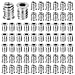 Produktbild 150 Pcs M6 Hex Muttern M6 Gewindeeinsatz Muttern M6 Einschraubmuffen M6 Innensechskant Muffe M6*15 Einschraubmutter Verzinktem M6 Innensechskant Muffe