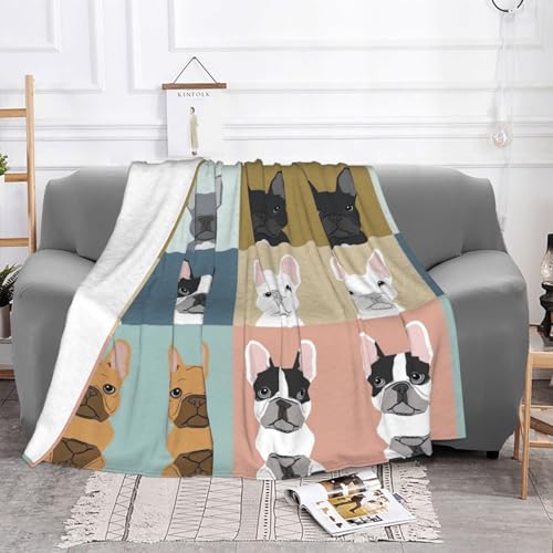 Couverture bouledogue français confortable : le cadeau idéal - 4