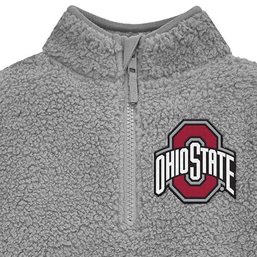 Veste Gerber NCAA bébé en sherpa premium avec col montant isolant