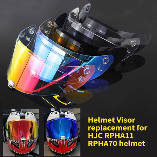 Shkalacar Motorcycle Helmet Visor Motorcycle Face Shield Helmet Accessories Replacement for HJC RPHA11 RPHA70 Helmet