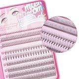 MLEN DIARY 296pcs Clusters Individual Lashes Cluster Lashes Natural Look Mixed 4 Types 5-12mm False
