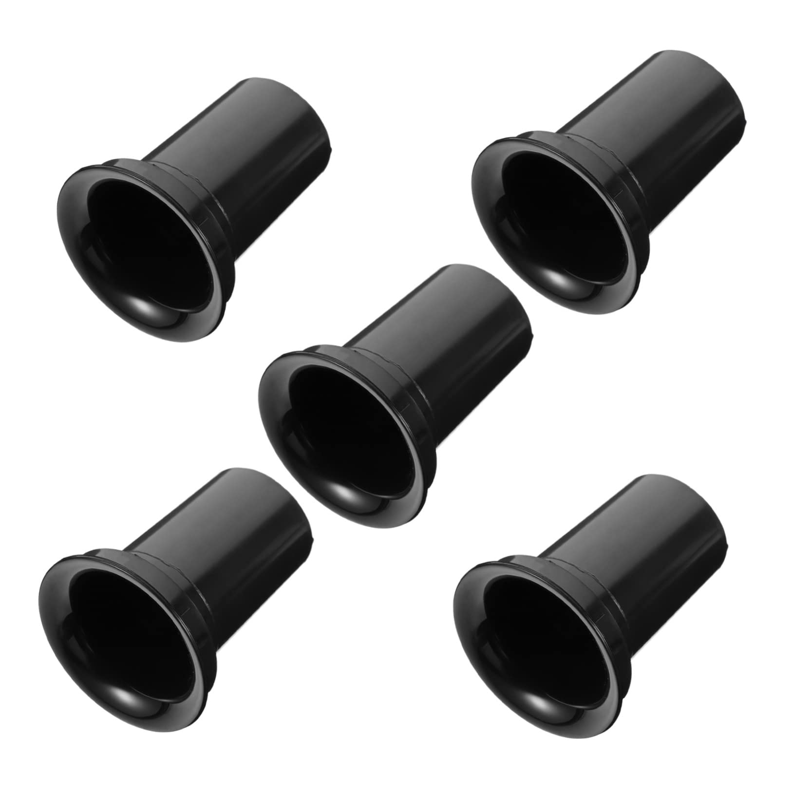 NUOBESTY 5Pcs Plastic Speaker Pilot Replacement Reflex Tube for Subwoofer Bass Box Enhances Low Frequency Output for Home Car Portable Speakers