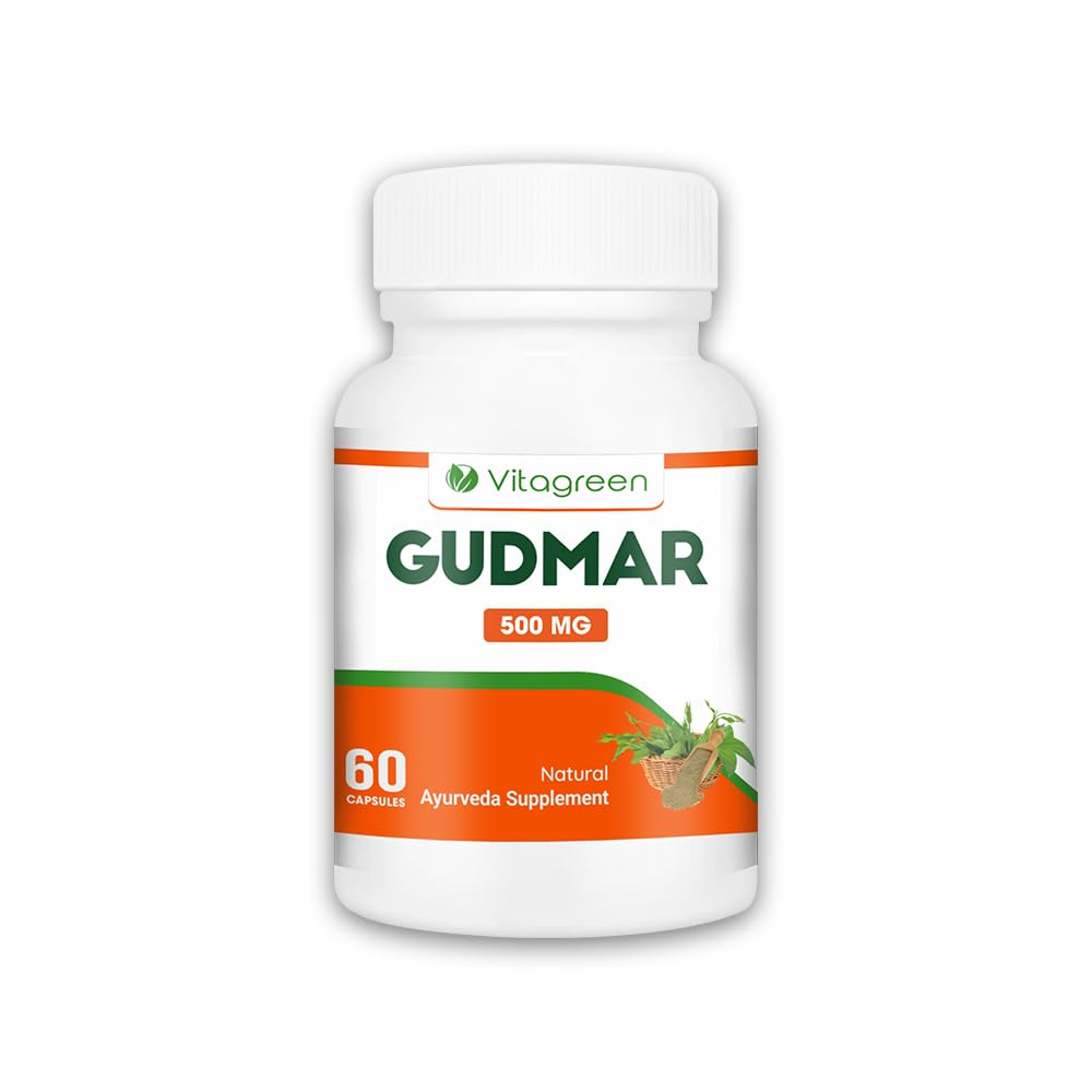 GUDMAR 500 mg, Pack Of 60 Capsules For Regulation Of Blood Sugar, 100% Natural, Ayurveda Herb, Health, Dietary, Herbal, Nutrition Supplements - Pack of 1 (B07NSR8Y6Z) Amazon Price History, Amazon Price Tracker
