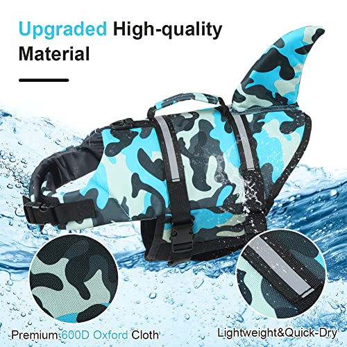 EMUST Dog Life Jacket, Dog Life Jackets for Swimming Small / Medium / Large Dog Life Jacket with Rescue Handle - Image 2