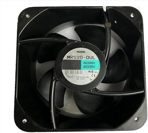 MRS20-DUL 200/230V 0.4/0.5A 50/60Hz 75/95W 200x200x90mm 2-Wire Cooling Fan