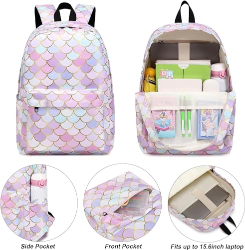 Image of ShopyVid 17-In School Bag for Girls with Lunch bag /school bag for girls 10 years /school bag for girls kids for 5-7 year