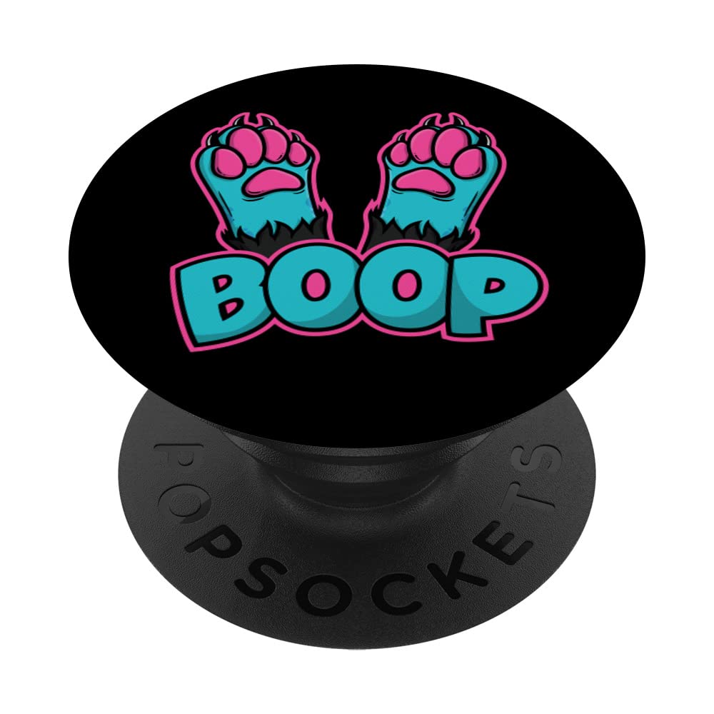 Furry Clothing Brands by Crush RetroFurry Fursona Fandom Toe Beans Feet Boop PopSockets Swappable PopGrip