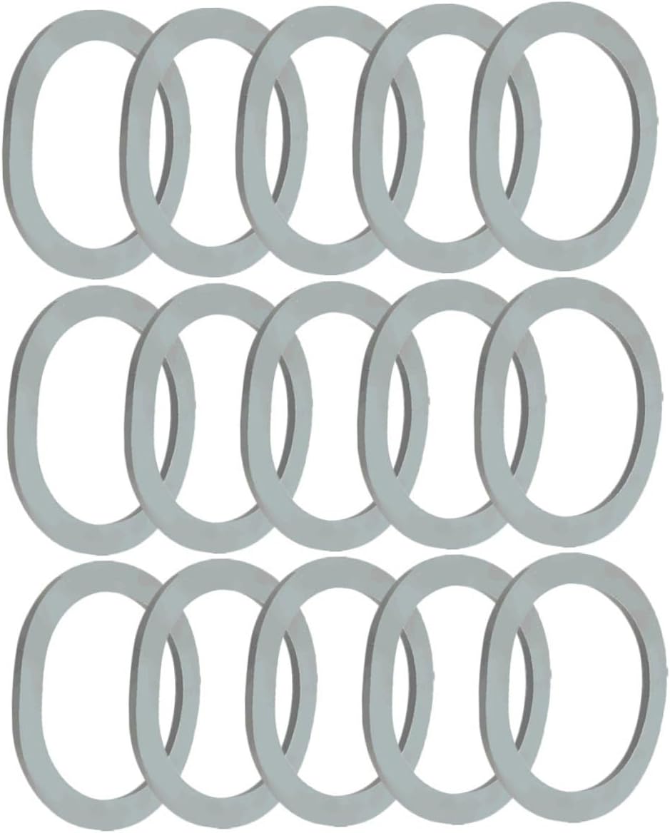 15pcs Silicone Seal Rings Replacement Gaskets for Juicer Blender Parts Flexible Wear-resistant Kitchen Sealing Rings Compatible with Oster Juicer